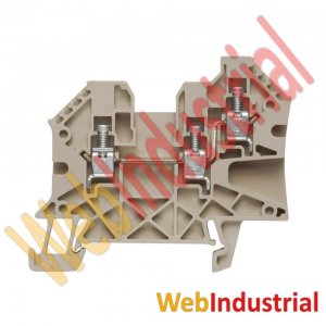 WEB INDUSTRIAL - WEIDMULLER 1905140000 - Bornera de paso beige 4mm2 800V 32A