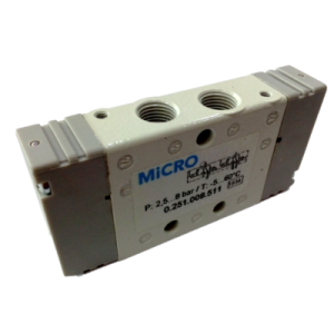 Micro Automación - 0.251.008.511 - Cuerpo De Válvula VM15  2 X 3/2 G1/8” 2.5-8bar 700l/min  Mando Neumático