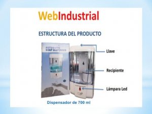 Dispensador automatico con sensor infrarrojo - 700ml GEN SENSORES