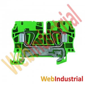 WEB INDUSTRIAL - WEIDMULLER 1632080000 - Bornera de Tierra 4mm2 800V 480A cx directa