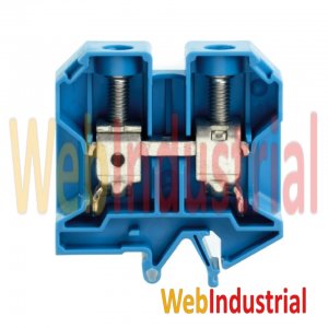 WEB INDUSTRIAL - WEIDMULLER C030358.0100 - Bornera de paso azul 35mm2 800V 125A cx brida-tornillo