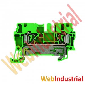 WEB INDUSTRIAL - WEIDMULLER 1608640000 - Bornera de Tierra 2,5mm2 800V 300A cx directa