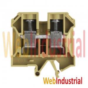 WEB INDUSTRIAL - WEIDMULLER C027106.0100 - Bornera de paso beige 16mm2 1000V 76A cx brida-tornillo