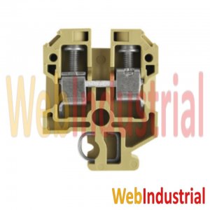 WEB INDUSTRIAL - WEIDMULLER C011006.0100 - Bornera de paso beige 10mm2 800V 57A cx brida-tornillo