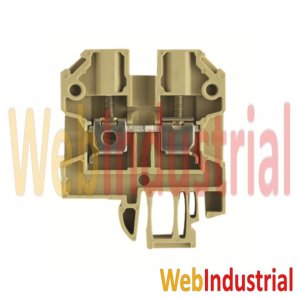 WEB INDUSTRIAL - WEIDMULLER C012836.0100 - Bornera de paso beige 4mm2 800V 32A cx brida-tornillo