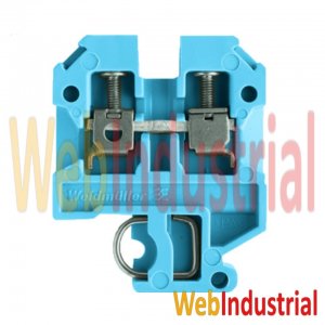 WEB INDUSTRIAL - WEIDMULLER C902510.6100 - Bornera de paso azul 2,5mm2 800V 24A cx brida-tornillo