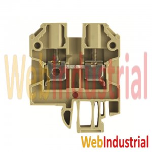 WEB INDUSTRIAL - WEIDMULLER C027966.0100 - Bornera de paso beige 2,5mm2 800V 24A cx brida-tornillo