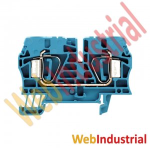 WEB INDUSTRIAL - WEIDMULLER 1608630000 - Bornera de paso azul 6mm2 800V 41A cx abrazadera