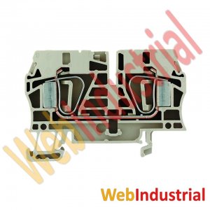 WEB INDUSTRIAL - WEIDMULLER 1608620000 - Bornera de paso beige 6mm2 800V 41A cx abrazadera