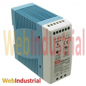 MEAN WELL - MDR-60.24 - DIN Rail Power Supply 60W 24VDC 2.5A