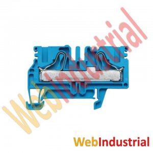 WEB INDUSTRIAL - WEIDMULLER 1896270000 - Bornera de paso azul 10mm2 800V 57A