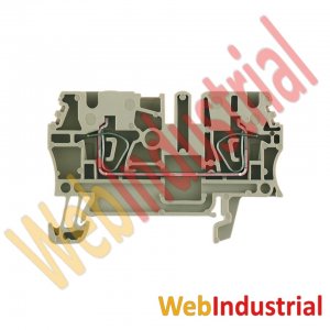 WEB INDUSTRIAL - WEIDMULLER 1608510000 - Bornera de paso beige 2,5mm2 800V 24A cx abrazadera