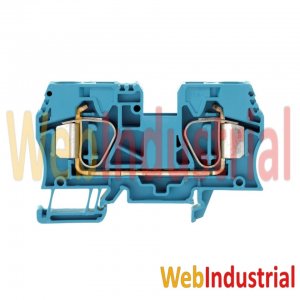 WEB INDUSTRIAL - WEIDMULLER 1745240000 - Bornera de paso azul 16mm2 1000V 76A cx directa