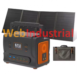 ENERGYS - SL-PPS-500W - 500W Portable Power Station Foldable Solar Panel:18V/100W