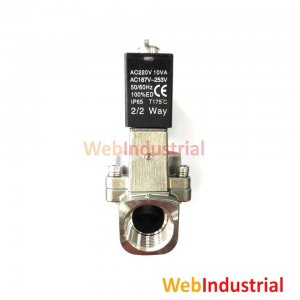 WEB INDUSTRIAL -  AIRTAC - 2KL15015AT valvula de control de fluido 2/2 vias SS 1/2” 220VAC