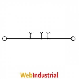 WEIDMULLER - 1521850000 - Borne de pasom 2.5 mm²