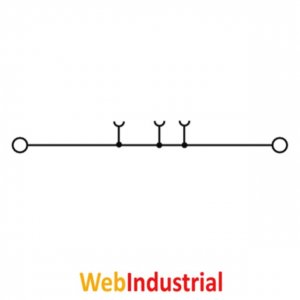 WEIDMULLER - 1991790000 - Borne de paso 6 mm²