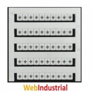 WEIDMULLER - C057626.1202 - Numerador para borneras 5 GW tierra