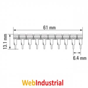 WEIDMULLER - 2556480000 - Puente para relé