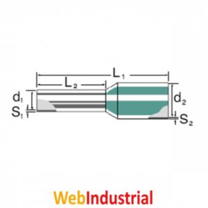 WEIDMULLER - 9019420000 - Terminal tubular 1mm2