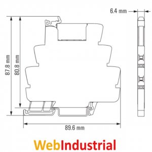 WEIDMULLER - 1122750000 - Modulo de relé 12 VDC 6A