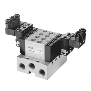 Micro Automación - 0.200.001.384 - Base Manifold Modular Doble P/Cableado Unitario P/VM18 GM