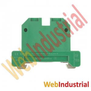 WEB INDUSTRIAL - WEIDMULLER 0661360000 - Bornera de tierra 10mm2 800V 1200A cx brida-tornillo