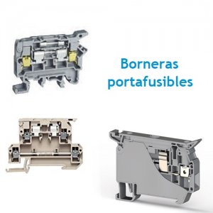 Borneras Portafusible