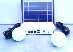 SILKLED - Sistema Solar Portable Mini de 2 Focos