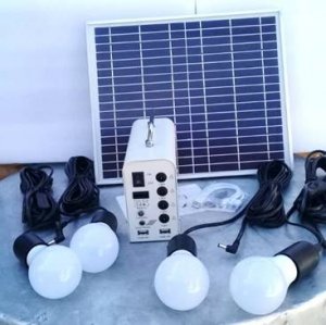 Kit Solar de 4 Focos