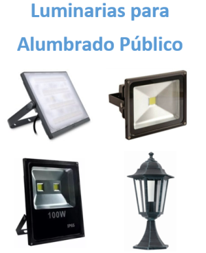 Luminarias para Alumbrado Publico