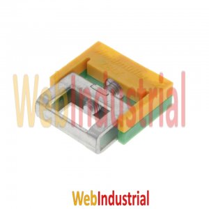 WEB INDUSTRIAL - WEIDMULLER 0475360000 - Brida de 19x6mm para barra colectora de 10x3mm verde-amarillo