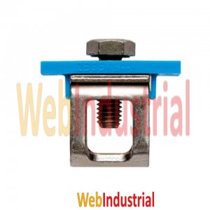 WEB INDUSTRIAL - WEIDMULLER 0502680000 - Brida de 22,5x8mm para barra colectora de 32x14mm azul