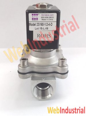 STC - 2S160-1/2-4-D - Valvula solenoide de acero inoxidable